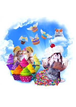 Cupcake Kitties | Diseño de Camiseta por Estratosphera