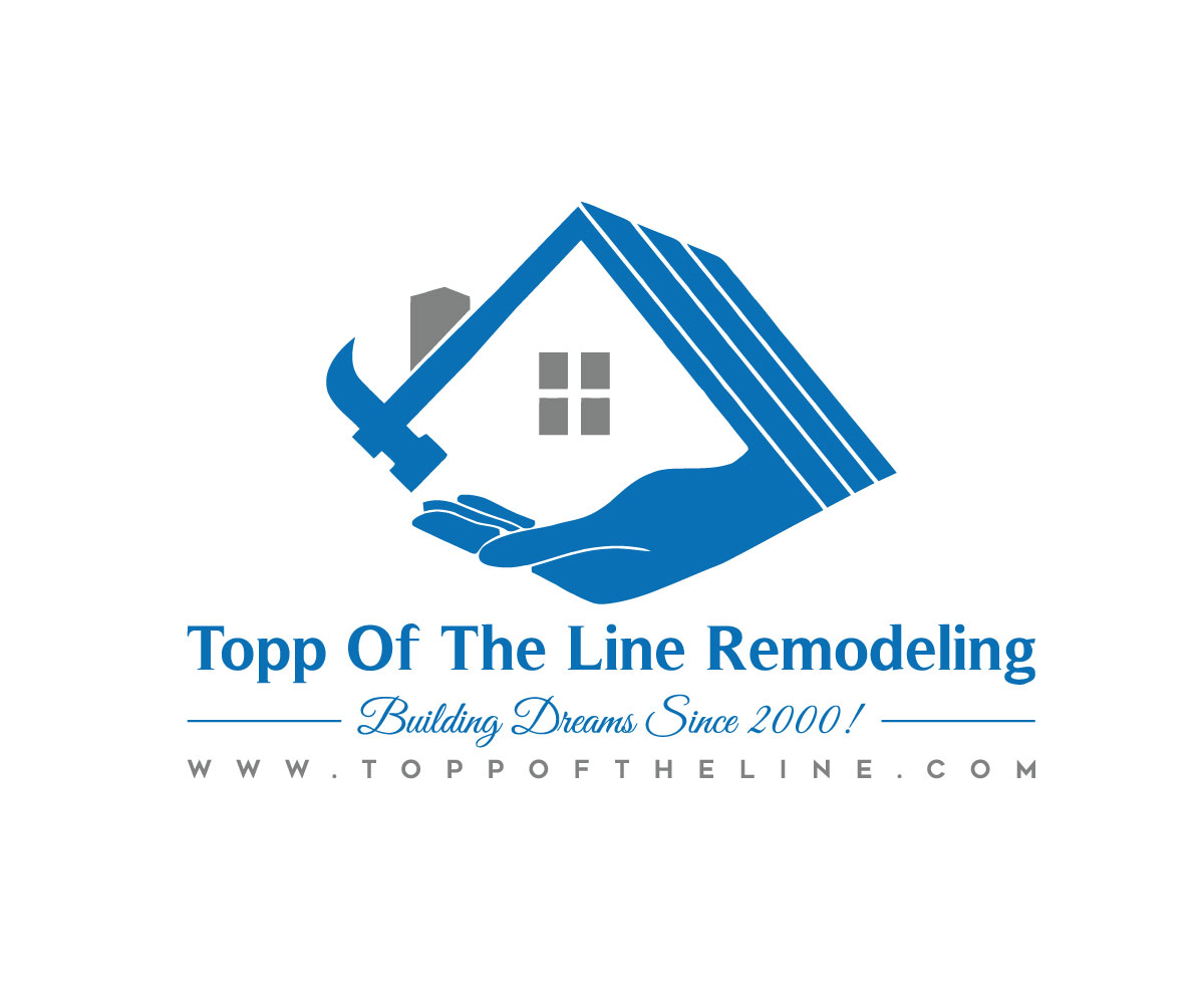 Logo Design by IconicEcho for Topp Of The Line Remodeling  | Design #18957200