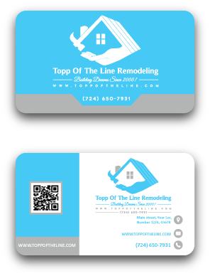 Logo Design by IconicEcho for Topp Of The Line Remodeling  | Design: #19045763
