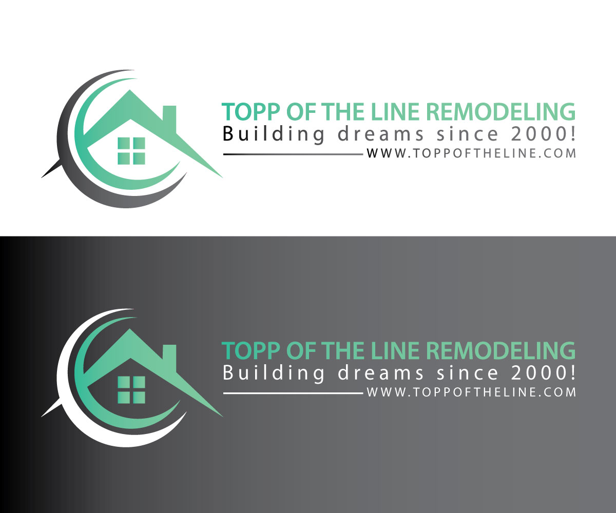 Logo-Design von danutzoica98 für Topp Of The Line Remodeling  | Design #19031755