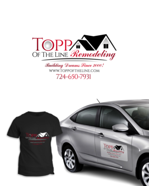 Logo Design by taufik_alrahman for Topp Of The Line Remodeling  | Design: #18997494