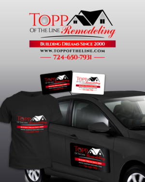 Logo Design by taufik_alrahman for Topp Of The Line Remodeling  | Design: #19072319