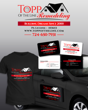 Logo Design by taufik_alrahman for Topp Of The Line Remodeling  | Design: #19184580