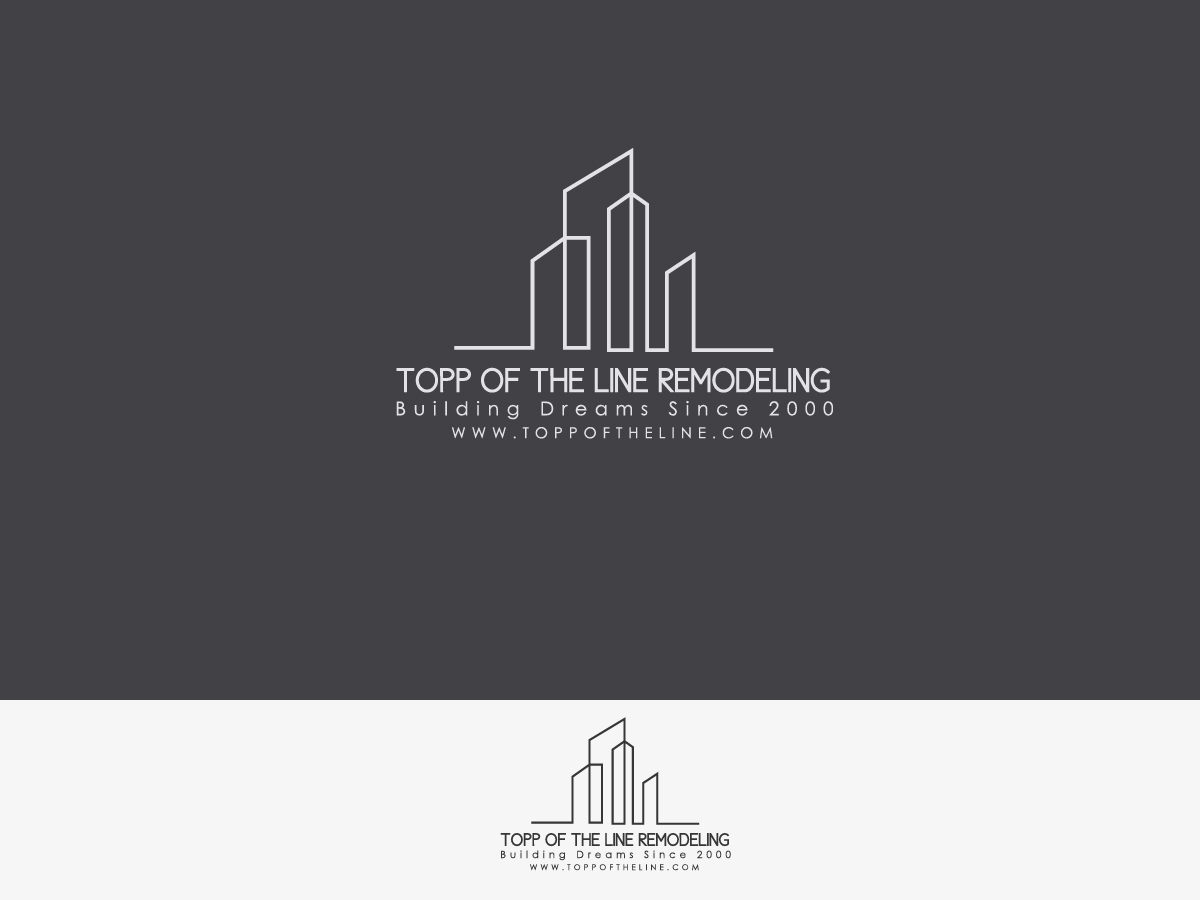 Logo Design by ArtCreative for Topp Of The Line Remodeling  | Design #19024229