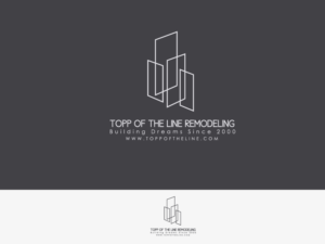 Logo-Design von ArtCreative für Topp Of The Line Remodeling  | Design: #19024230