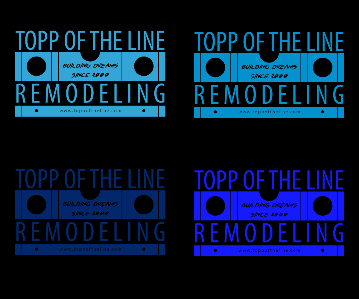 Logo Design by Przemek Zajac for Topp Of The Line Remodeling  | Design #19001607