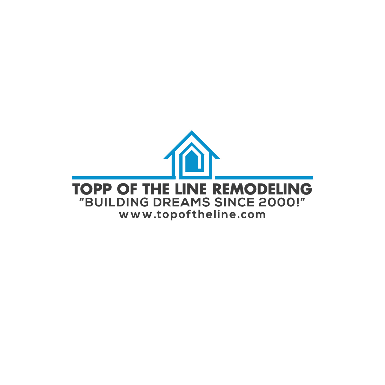 Logo Design by Leonard 7 for Topp Of The Line Remodeling  | Design #19040912