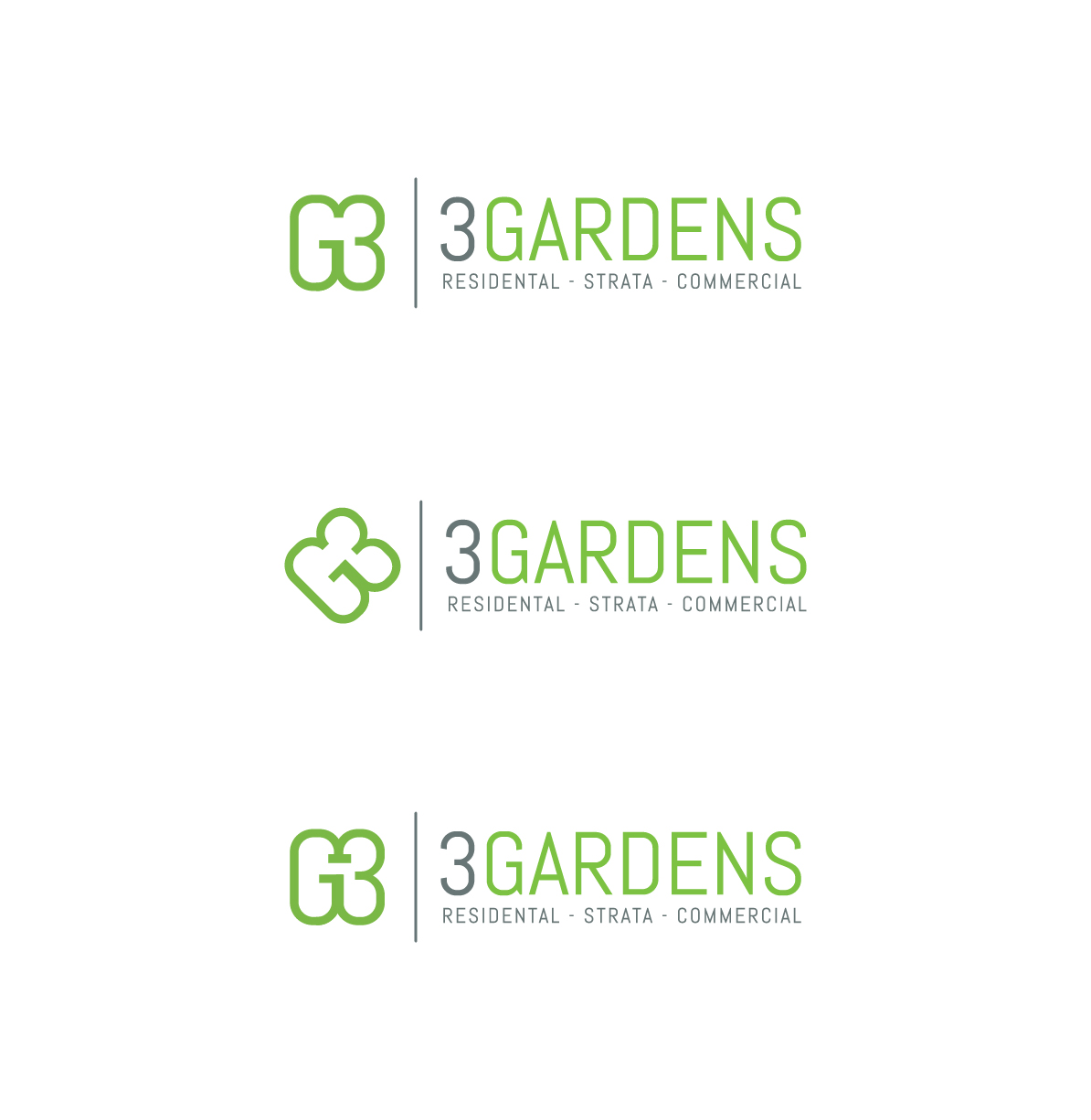 Logo Design by Ves-Boycheva for 3 Gardens | Design #19048399