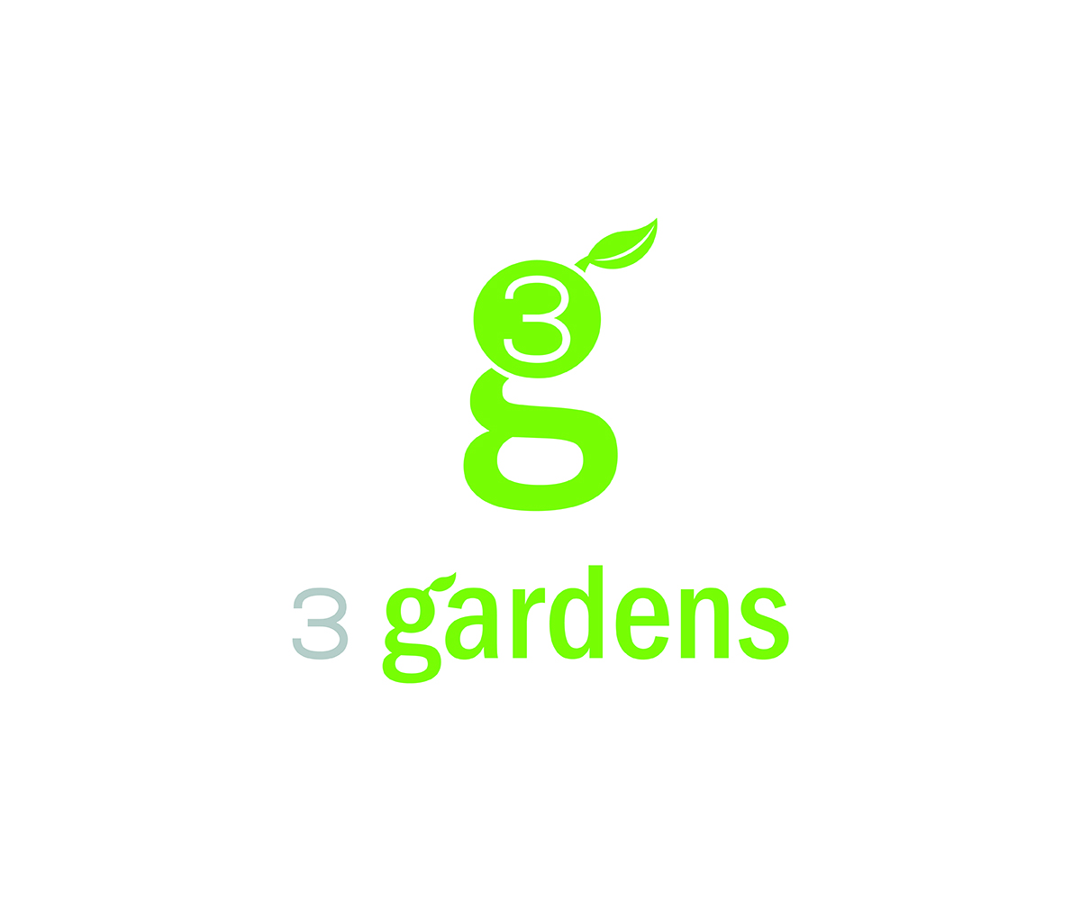 Logo Design by Antonio M for 3 Gardens | Design #19009452