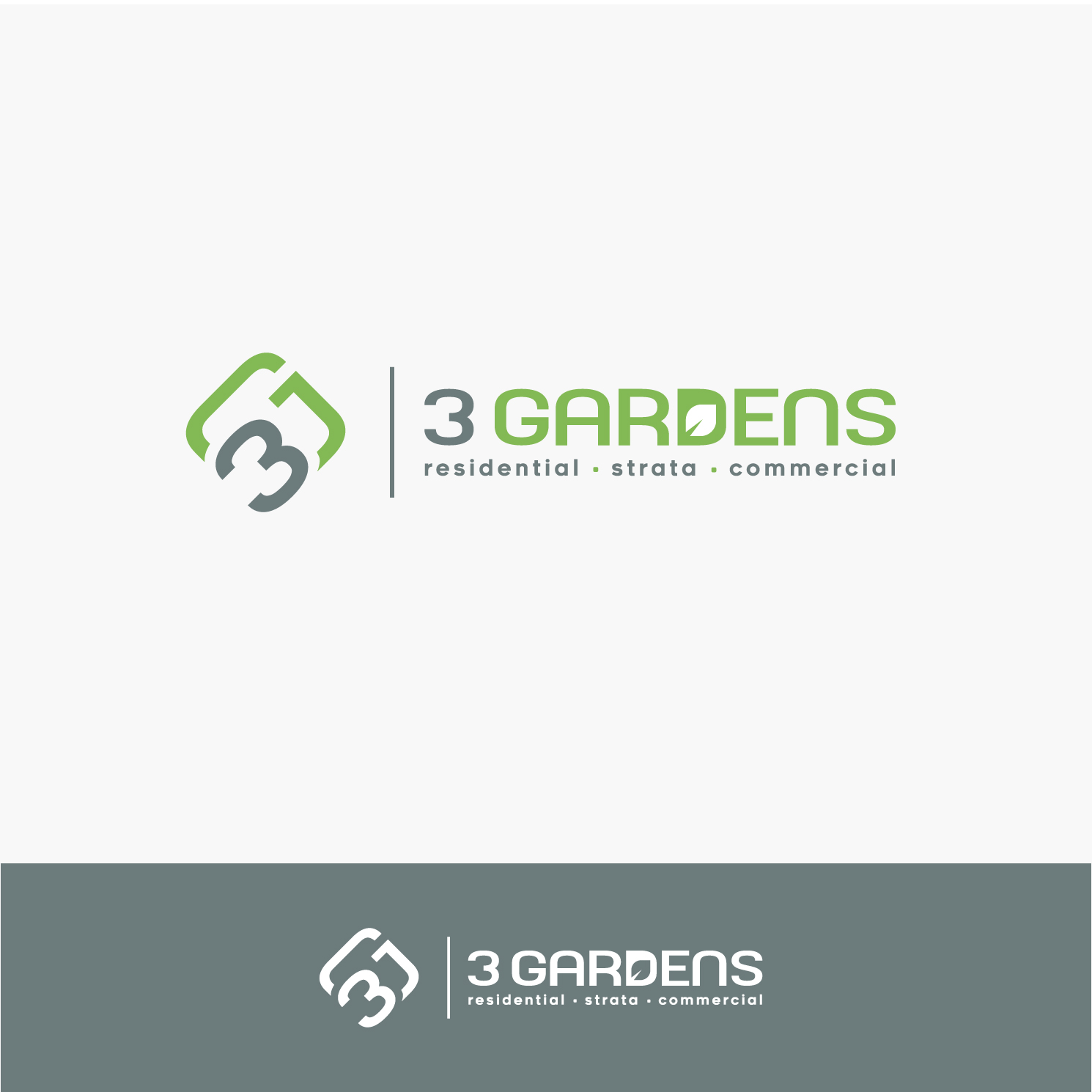 Logo Design by Ivelina Tsvetkova for 3 Gardens | Design #18965405