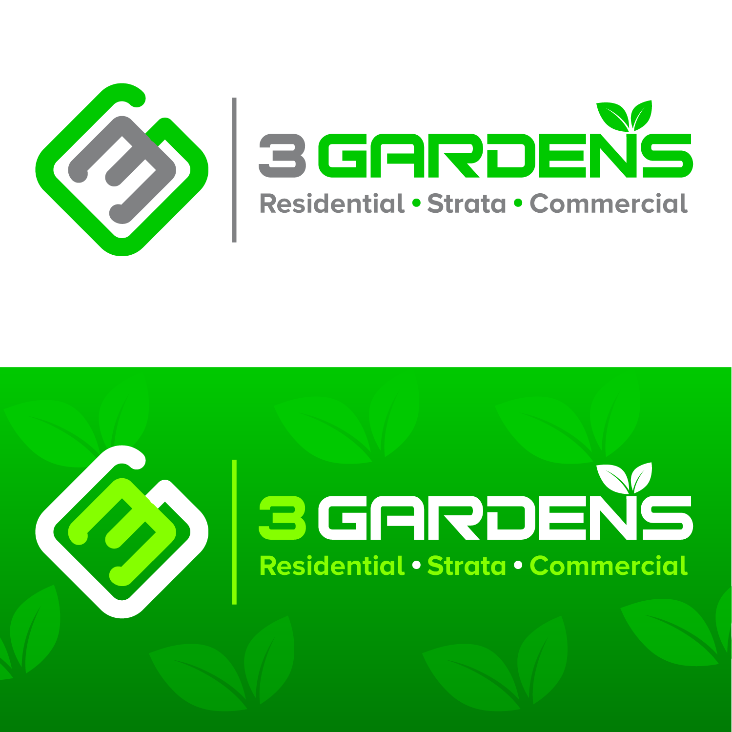 Logo Design by lightning.1972 for 3 Gardens | Design #19023656