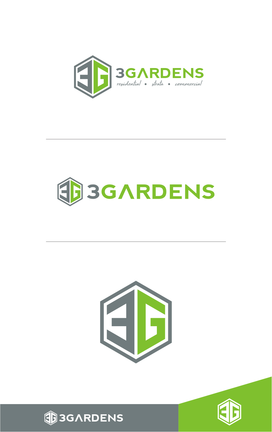 Logo Design by Big Stone Studio for 3 Gardens | Design #18960670