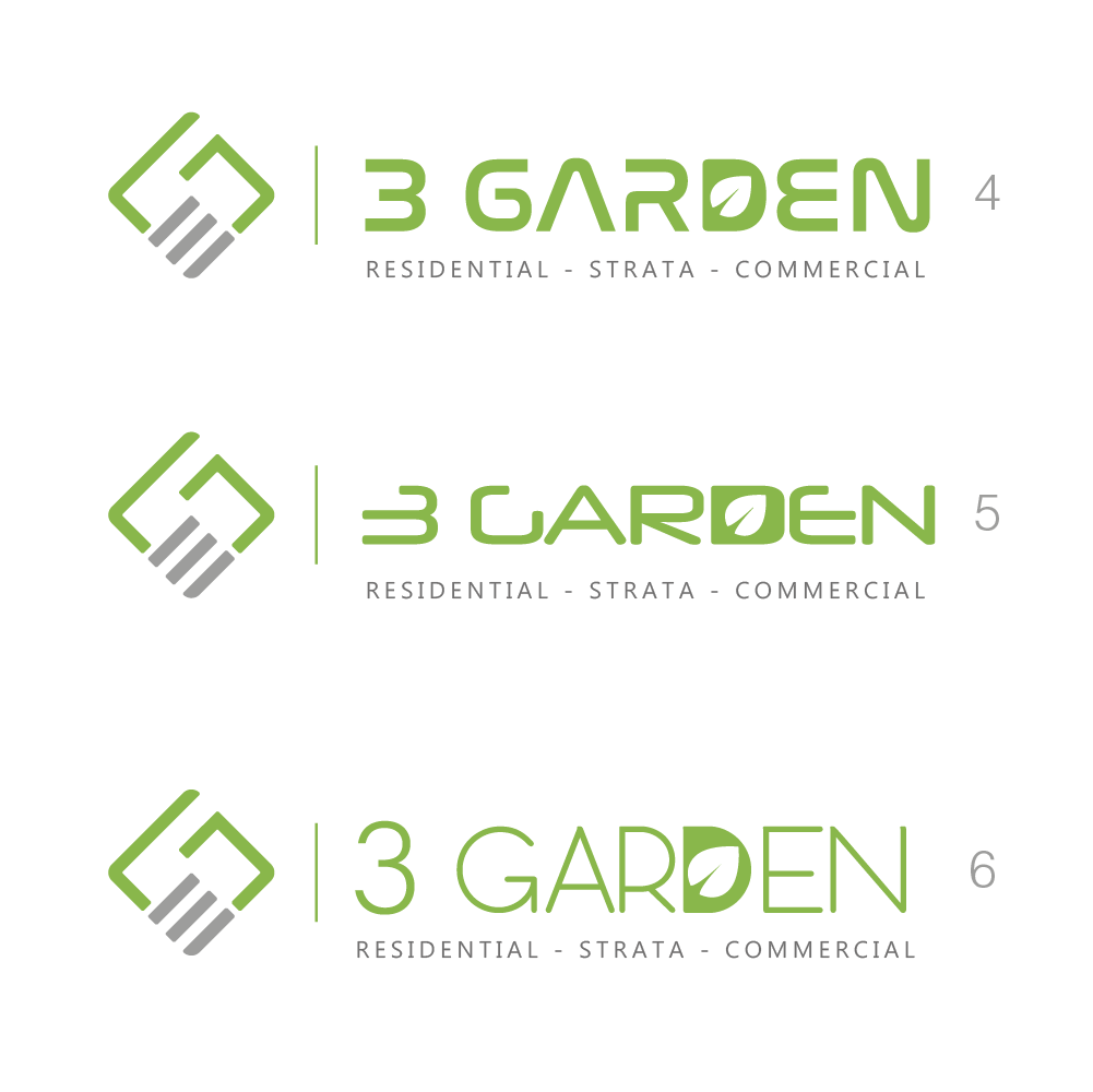 Logo Design by Gabriel Colete for 3 Gardens | Design #19165412