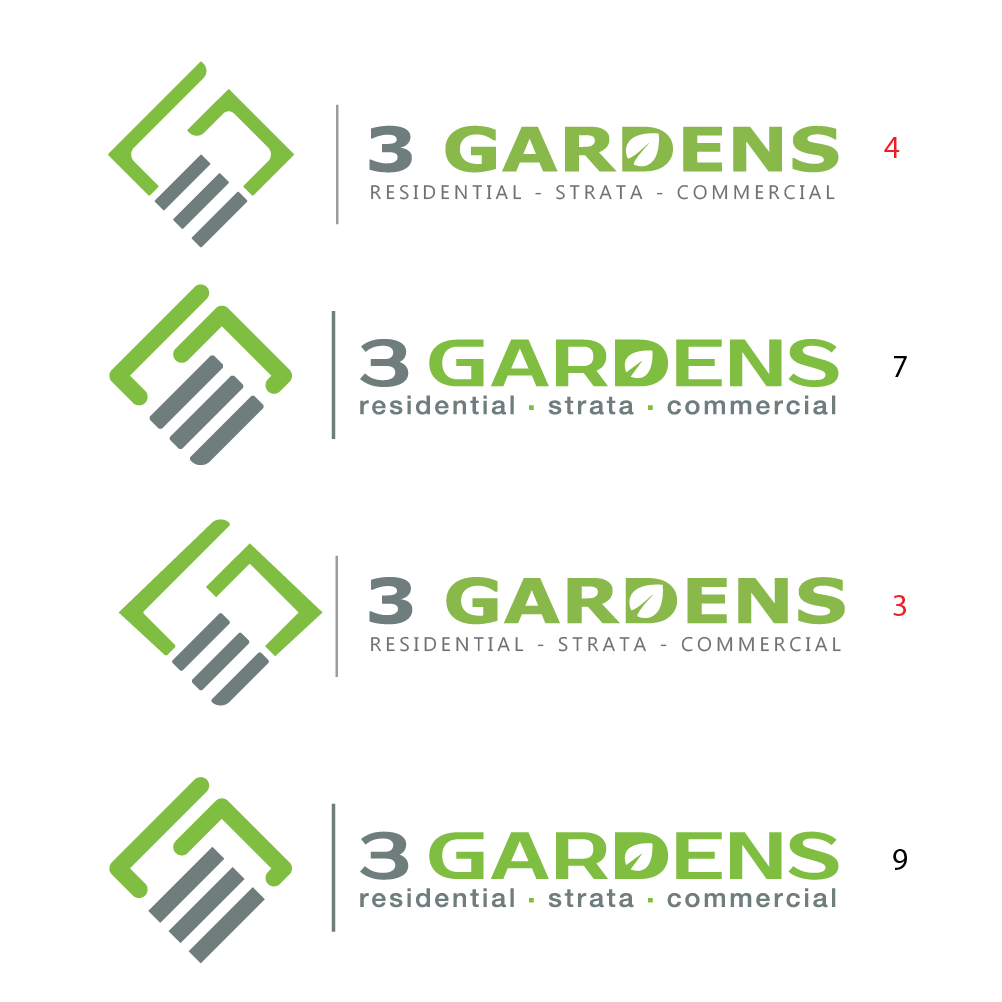 Logo-Design von Gabriel Colete für 3 Gardens | Design #19197065