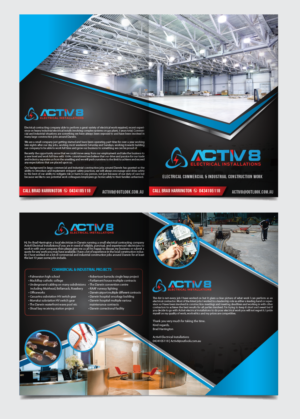 Electrical company needs a brochure designed for electrical construction work  | Design de Brochure par alex989