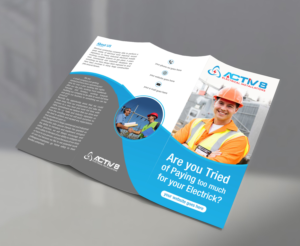 Brochure Design by debdesign for Activ8 electrical installations  | Design: #18959648