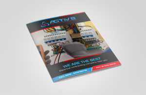 Brochure Design by ecorokerz for Activ8 electrical installations  | Design: #18952360