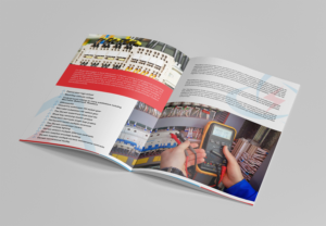 Diseño de Brochure por ecorokerz para Activ8 electrical installations  | Diseño #18952362