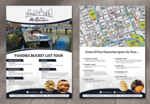 Walking Food Tour Business In Melbourne. | Flyer Design by alex989