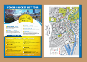 Walking Food Tour Business In Melbourne. | Flyer Design by meet007