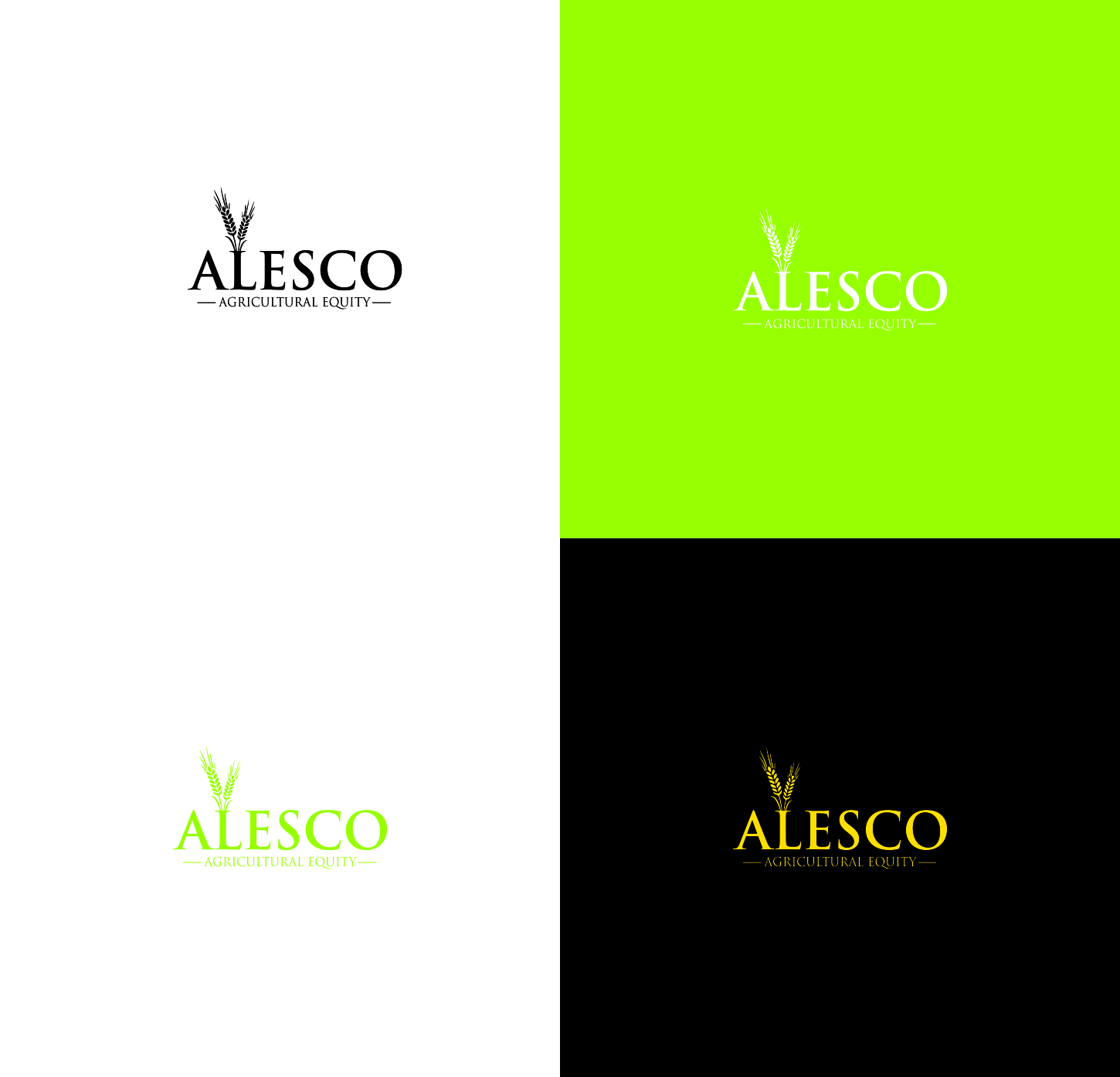 Logo Design by Come to Me for Alesco Agricultural Equity | Design #18990496