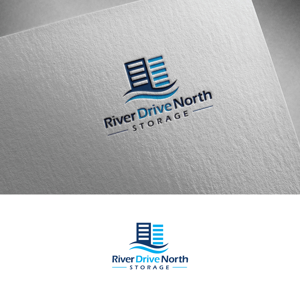 Logo Design by ecorokerz for River Drive North Storage | Design #18957641