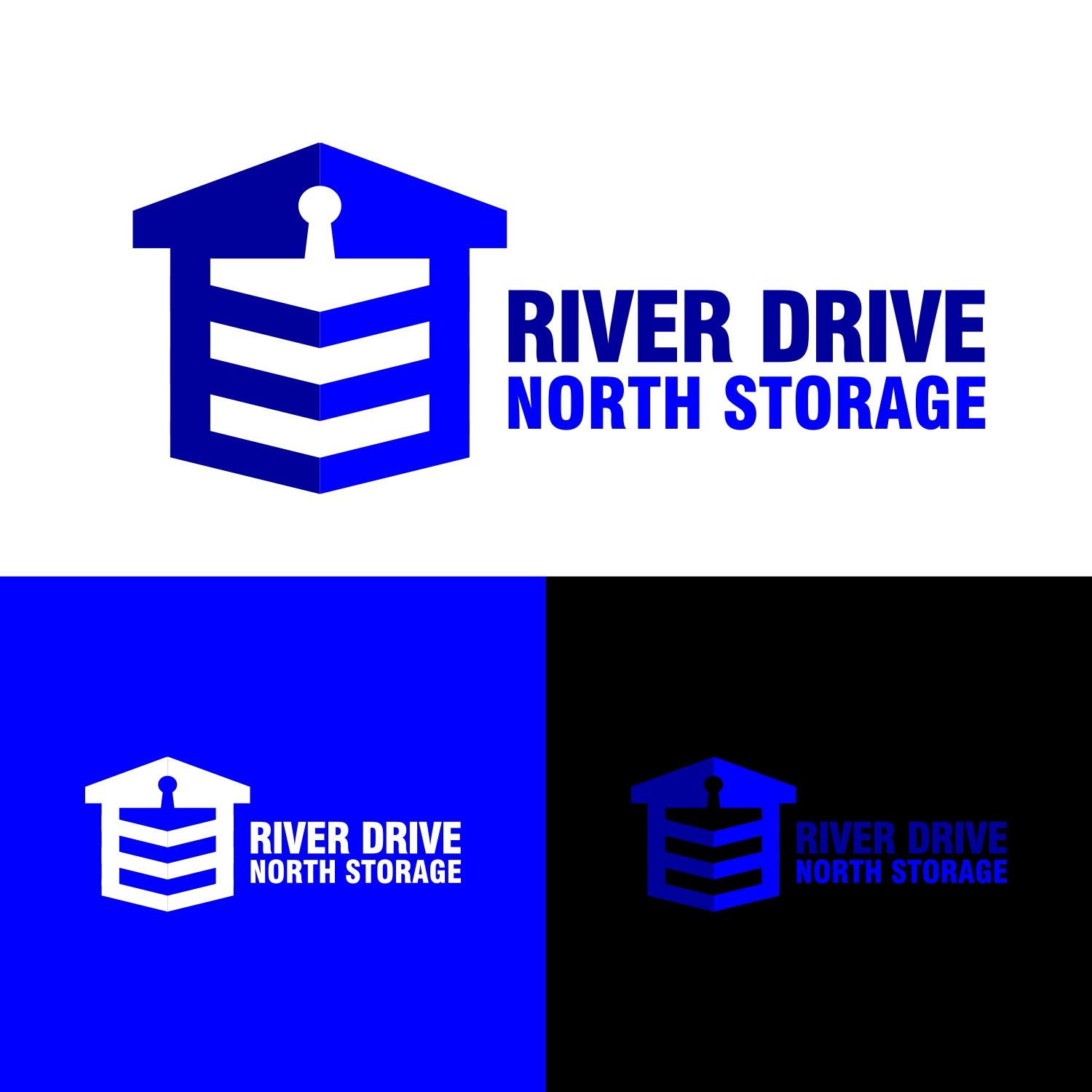 Logo Design by Lambert Wahang for River Drive North Storage | Design #18997822