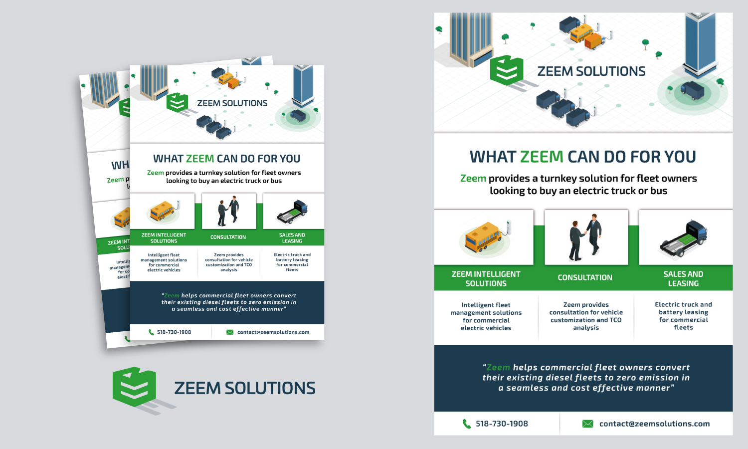 Flyer Design by angejimenezm for zeem solutions | Design #18961929