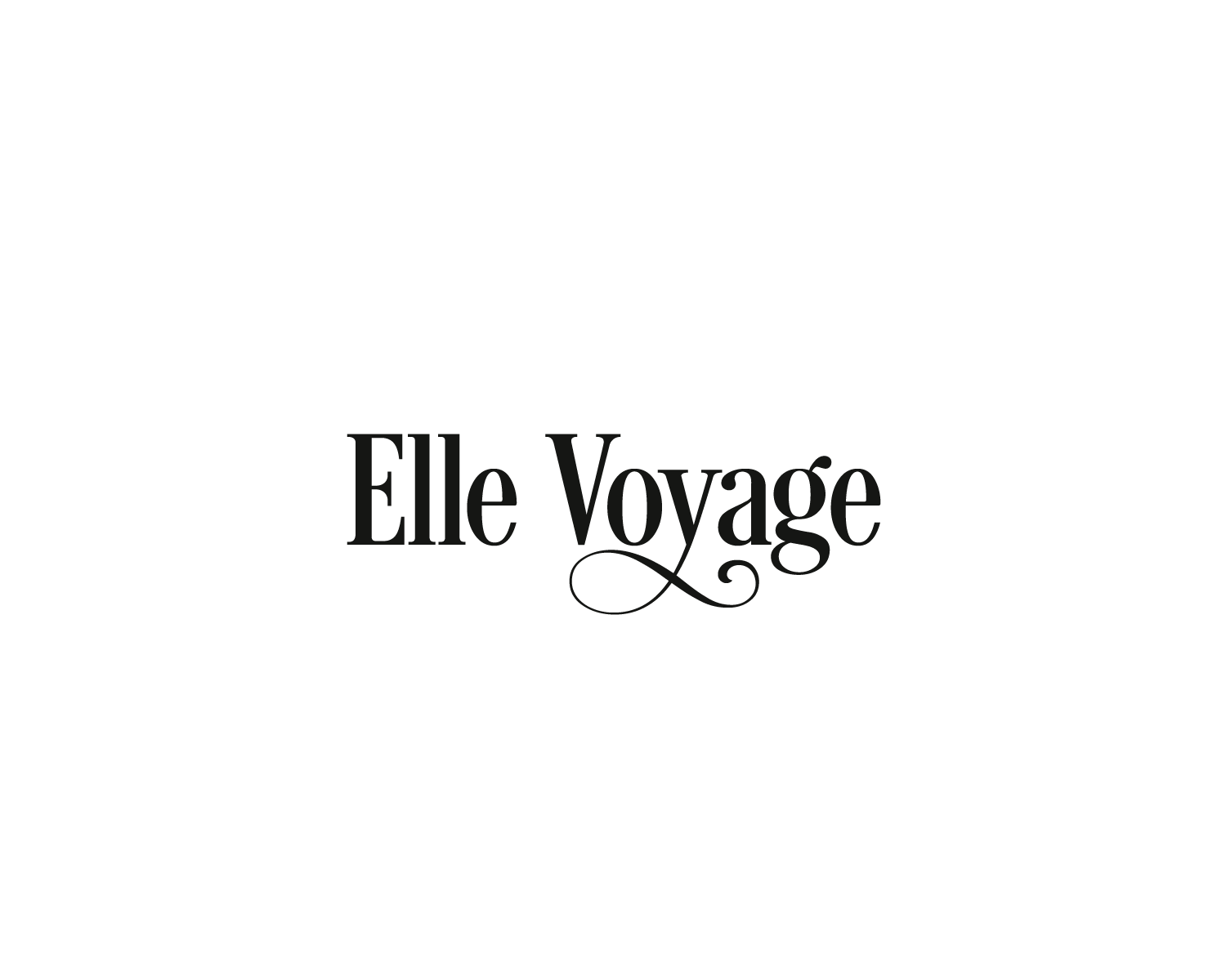 Logo Design by AlexMorisseau for Elle Voyage | Design #18954841