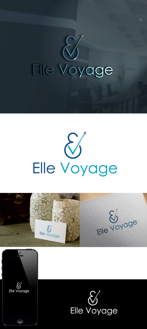 Logo Design by h27 for Elle Voyage | Design #18960753
