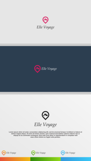 Logo Design by Graphic_GG 2 for Elle Voyage | Design: #18960887