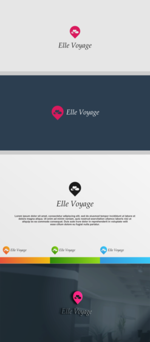Logo Design by Graphic_GG 2 for Elle Voyage | Design: #18961046