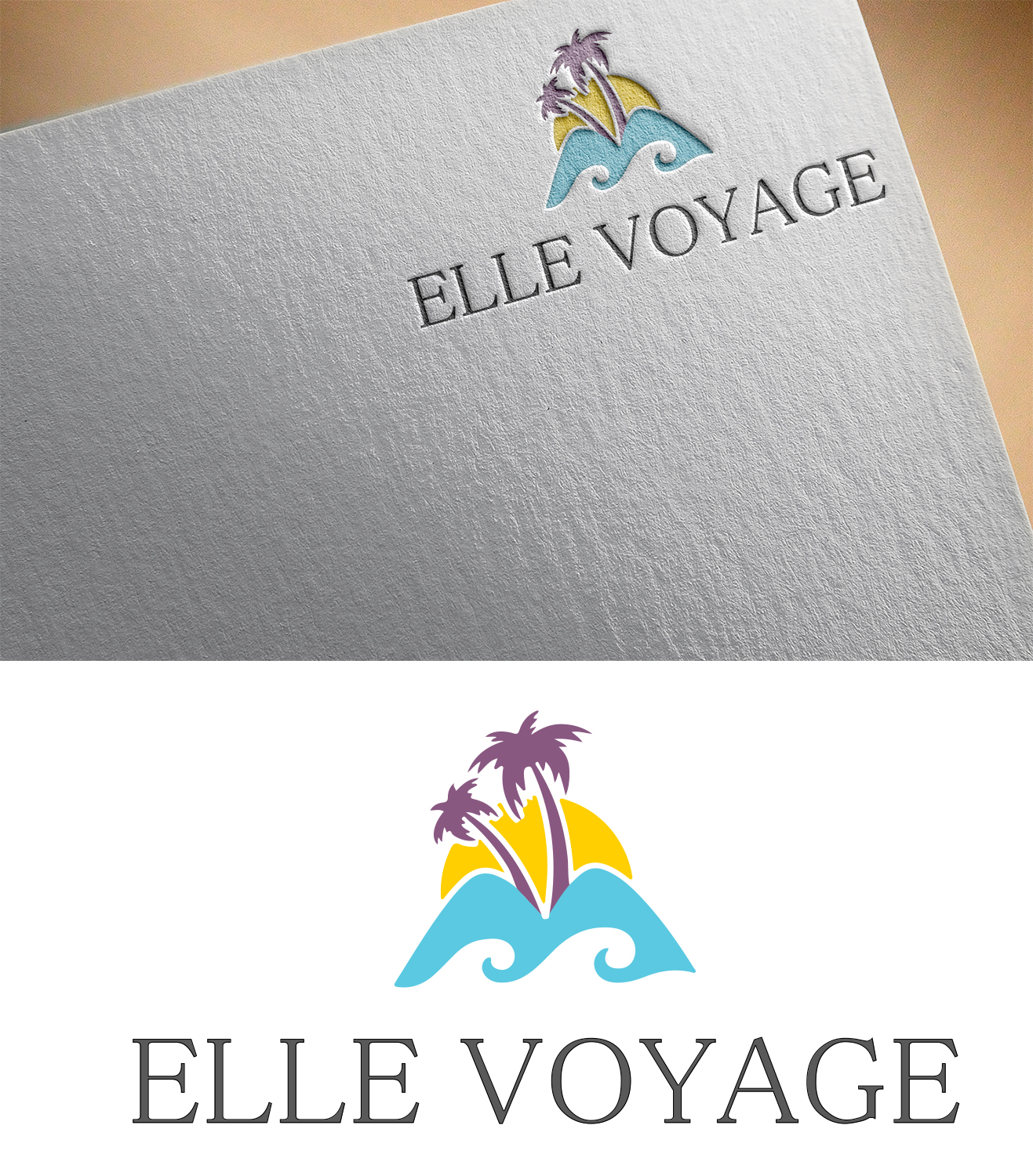 Logo Design by julie jo. for Elle Voyage | Design #18958819