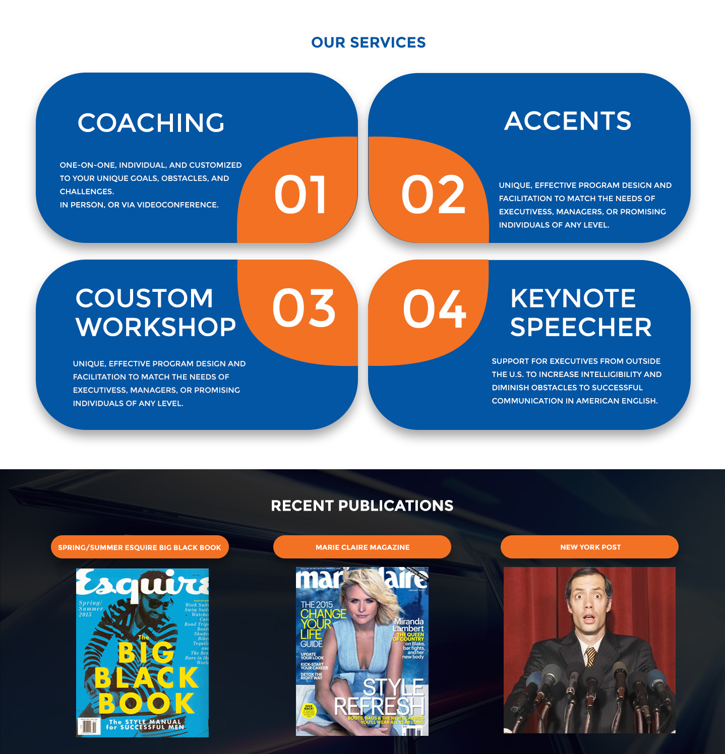 WordPress-Design von Gexton für Silverman Speech Consulting | Design #21147257