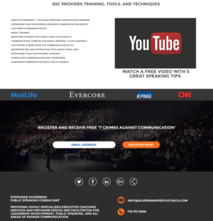 Wordpress Design by Gexton for Silverman Speech Consulting | Design: #21147259