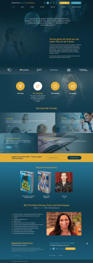 Wordpress Design by Ved Web Services for Silverman Speech Consulting | Design: #21151432
