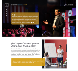 Wordpress Design by vedverma1984 for Silverman Speech Consulting | Design: #21143688