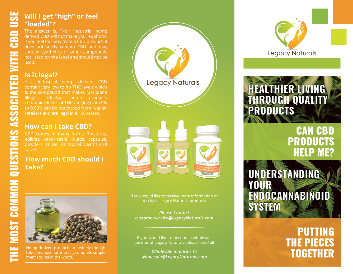 Flyer Design by JK18 for Legacy Naturals | Design #19021195