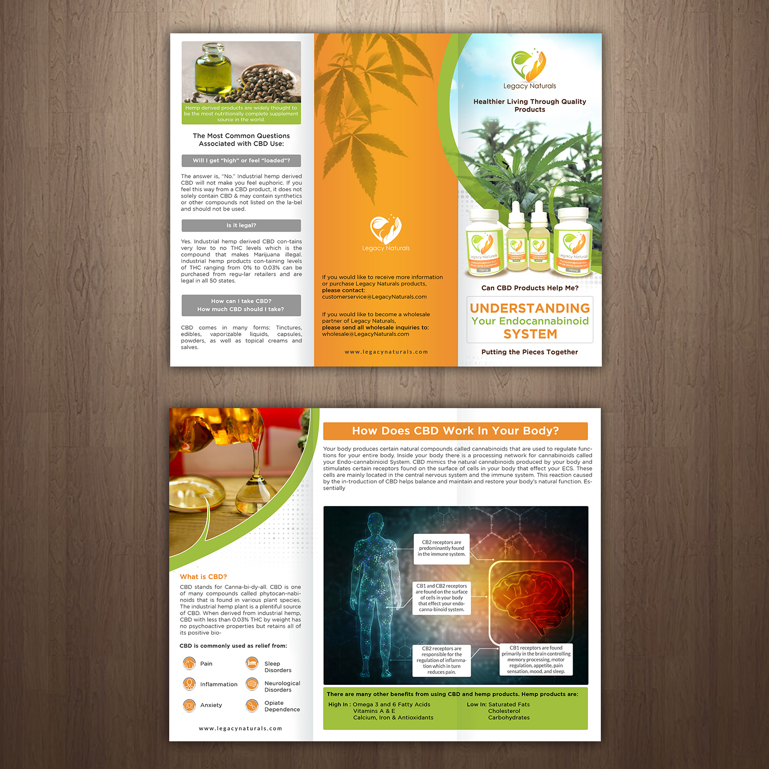 Diseño de Flyer por debdesign para Legacy Naturals | Diseño #19019046