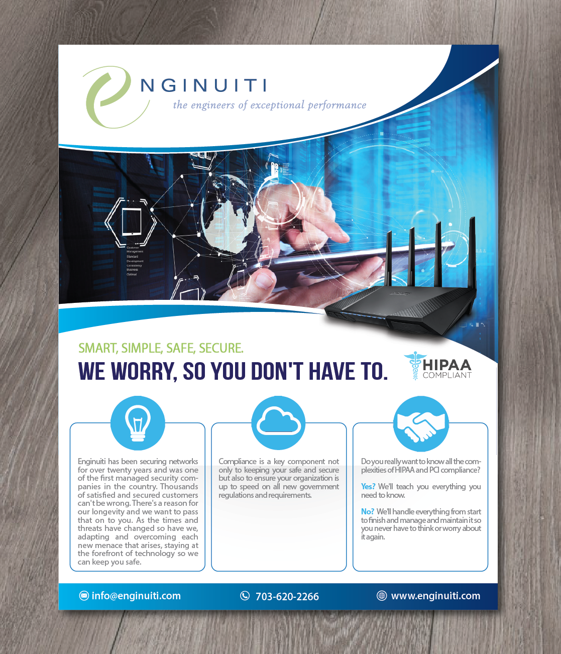 Diseño de Flyer por alex989 para Enginuiti, Inc. | Diseño #18958595