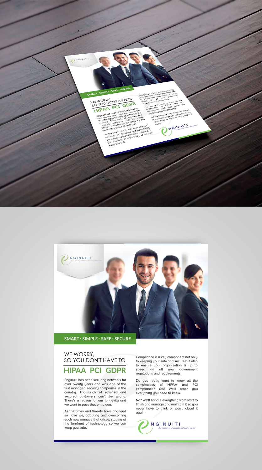 Flyer Design by creative.bugs for Enginuiti, Inc. | Design #18981110