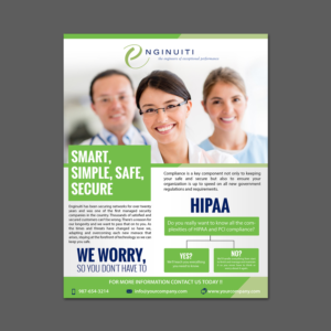 Product Marketing Slick / Product Brief. 1 sheet now then an additional 2 plus more in the future. 