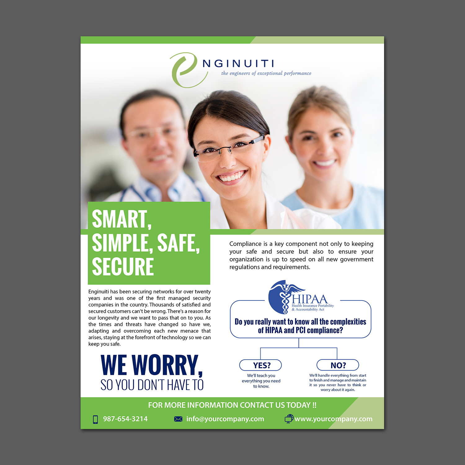 Flyer Design by Schöpfer for Enginuiti, Inc. | Design #18977228