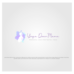 Yoga Dear Mama  | Logo Design by WILD FOX Desing Studio