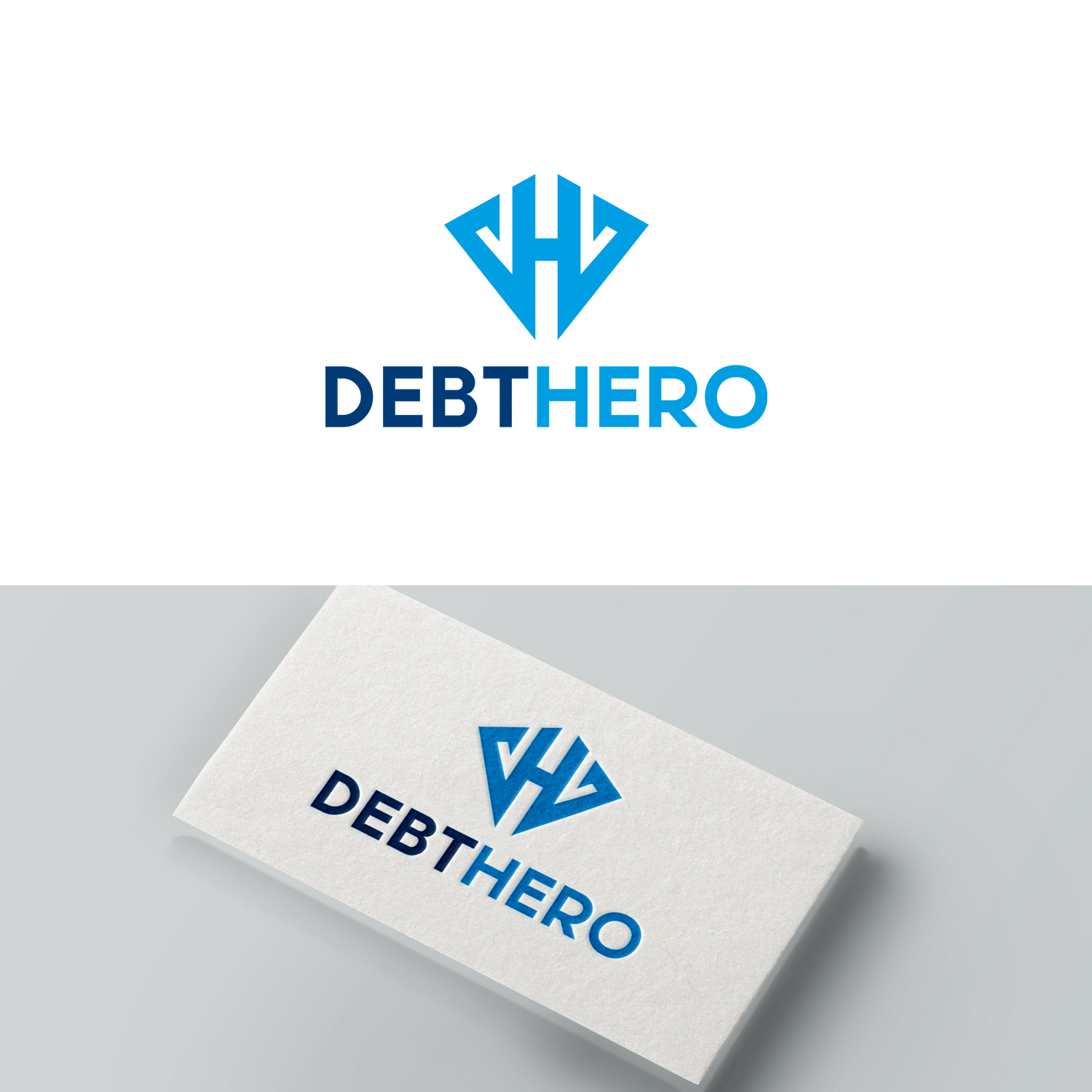 Blue Emblem Logo Design by Pulogo