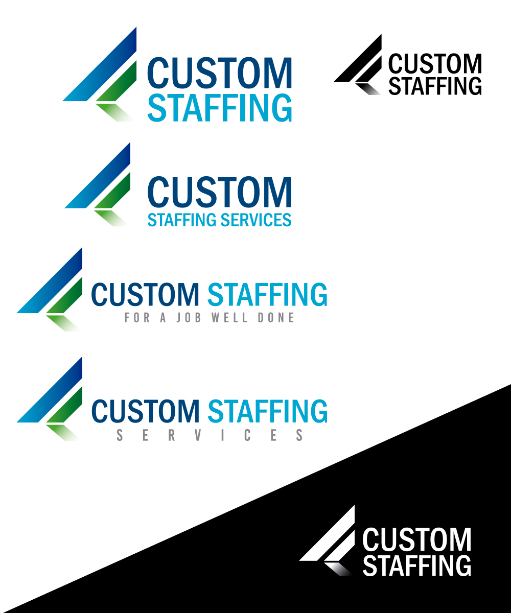 Logo Design by StudioD™ for Custom Staffing Services | Design #18957505