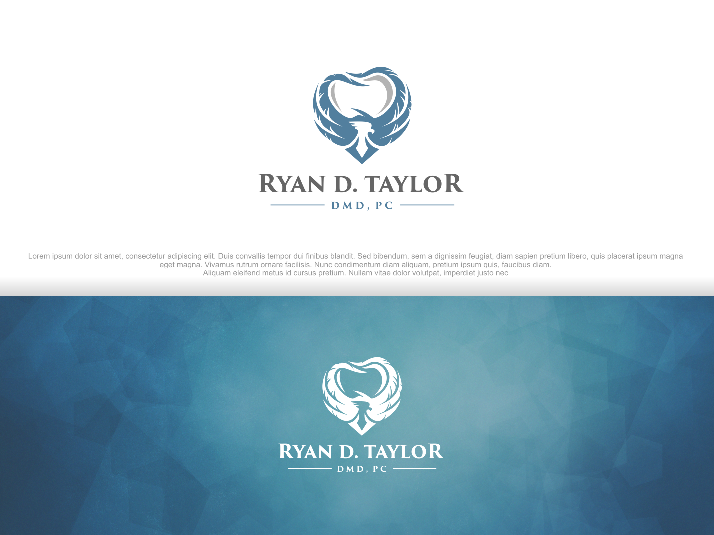 Logo Design by artswolf for Ryan D. Taylor, DMD, PC | Design #19898332