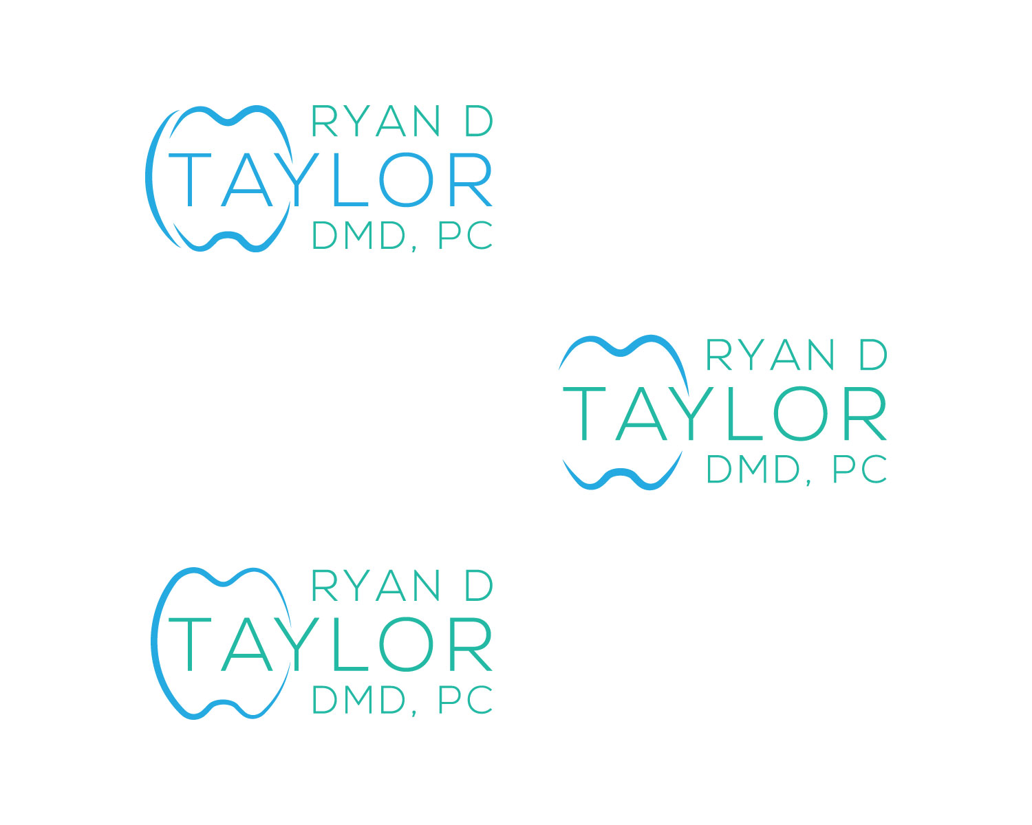 Logo Design by MAWBM for Ryan D. Taylor, DMD, PC | Design #19639937
