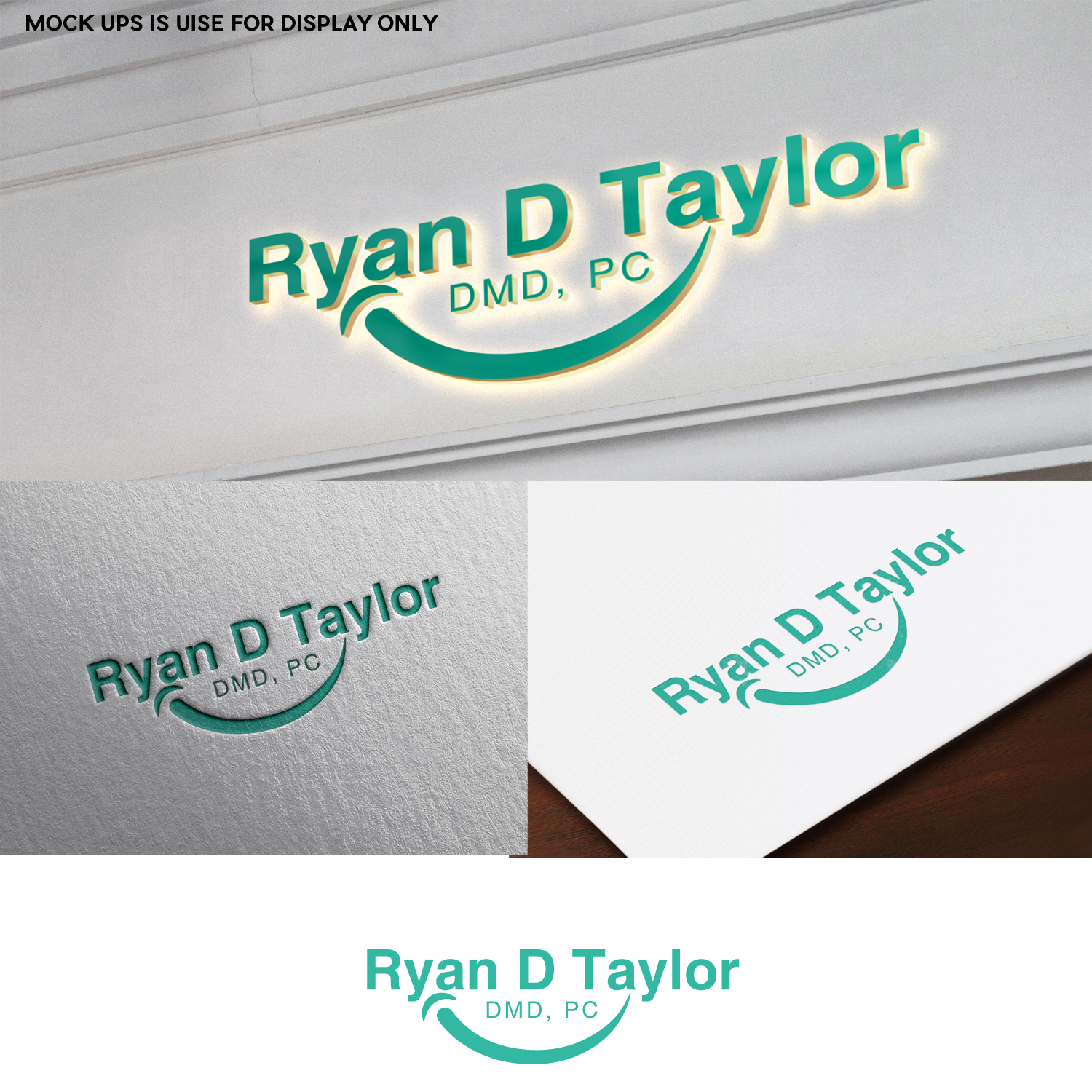Diseño de Logo por Aqeel Momin para Ryan D. Taylor, DMD, PC | Diseño #18984189