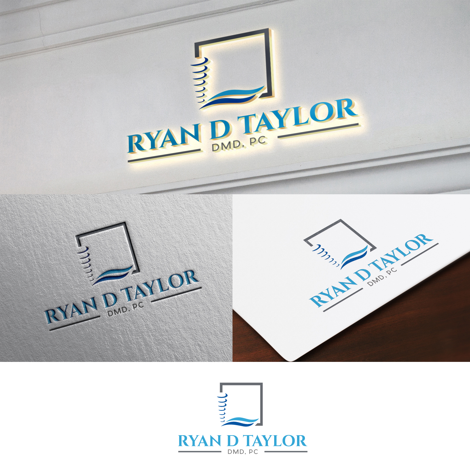 Logo Design by Aqeel Momin for Ryan D. Taylor, DMD, PC | Design #18990219